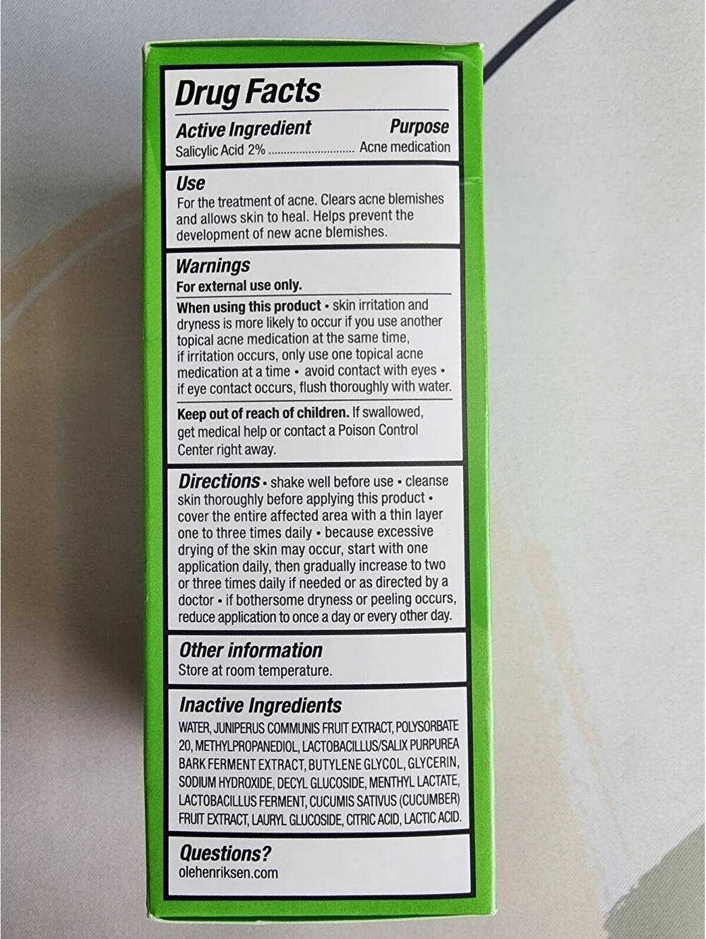 Ole Henriksen Balance Detox Drops 2% Salicylic Acid Acne Toner 4 Oz x 2